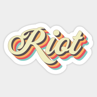 Riot Sticker